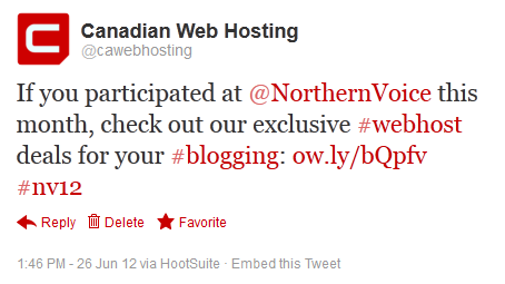 CWH offer for NV12